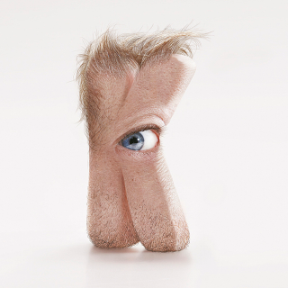 Illustration for article titled This creepy font is made of human flesh